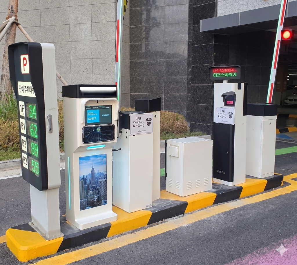 파킹콜 홈피사진 키오스크 설치